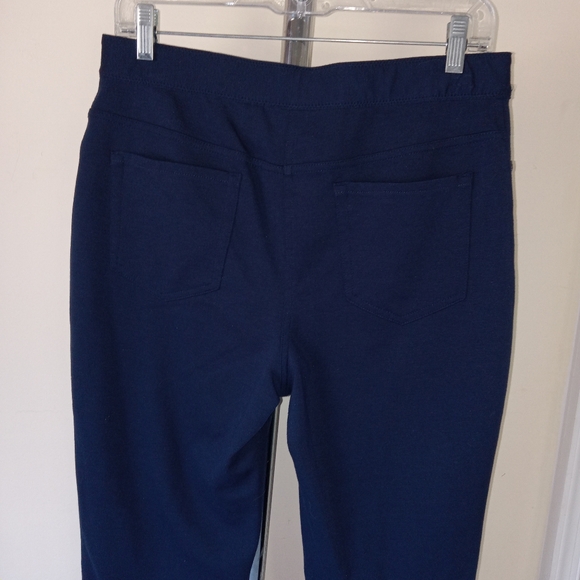 Chicos Blue High Waisted Straight Pants 1- 8/10 - Picture 9 of 9